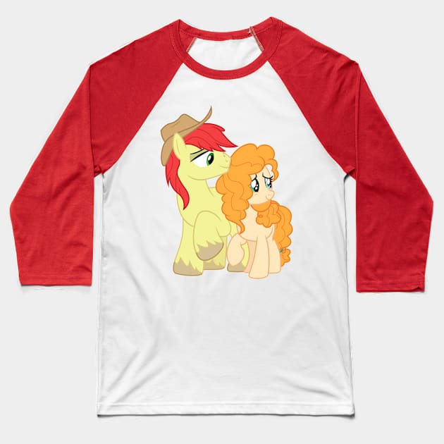 Bright Mac and Pear Butter Baseball T-Shirt by CloudyGlow